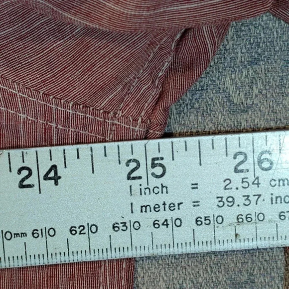 Michael Brandon Men's Red Long Sleeve Button  Up Dress Shirt SLIM FIT XXL - Picture 11 of 12